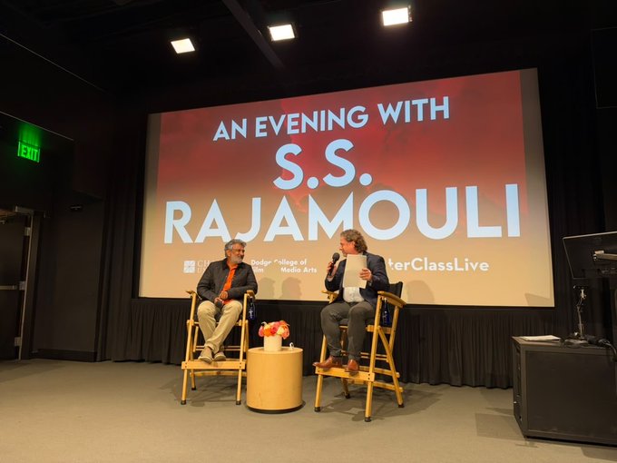 Varanasi Glimpse Screened at SS Rajamouli Masterclass in California